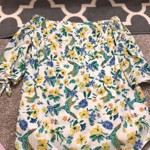 Off the shoulder spring dress